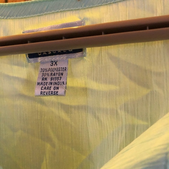 Pretty Light Green Tunic - Picture 3 of 4